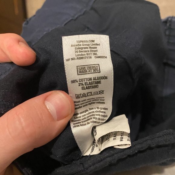 Topman Stretch Skinny 28x30 Chinos - Picture 5 of 5